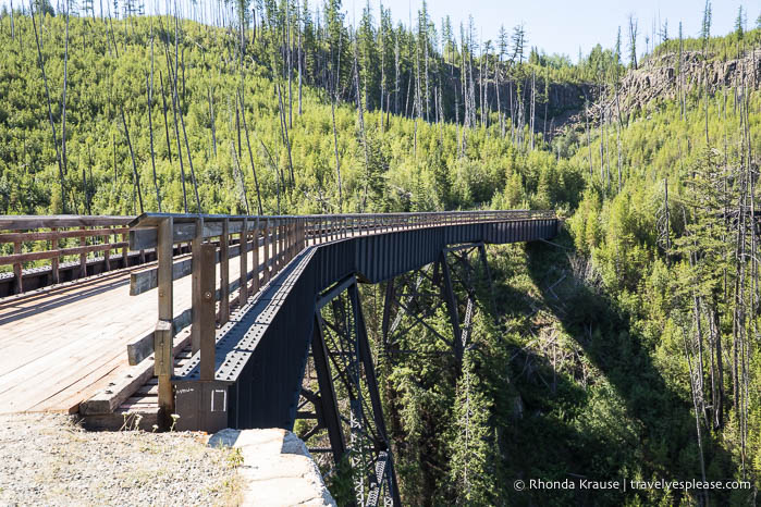 Γέφυρα Trestle στο Canyon.