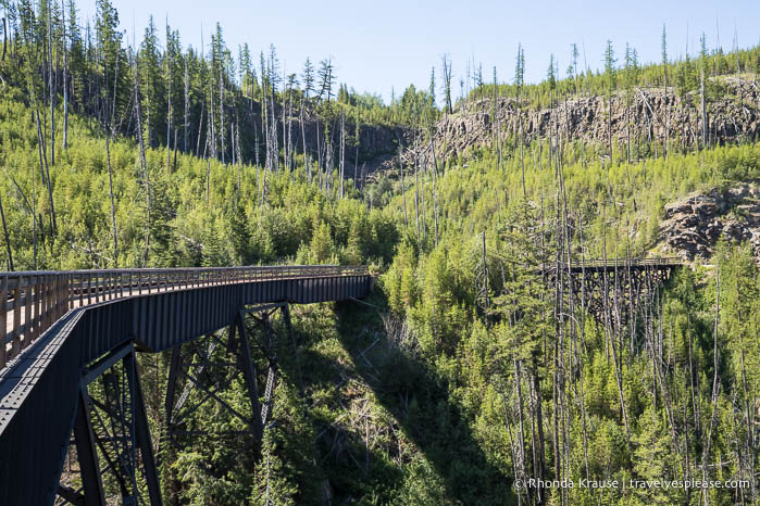 Γέφυρα Trestle στο φαράγγι.